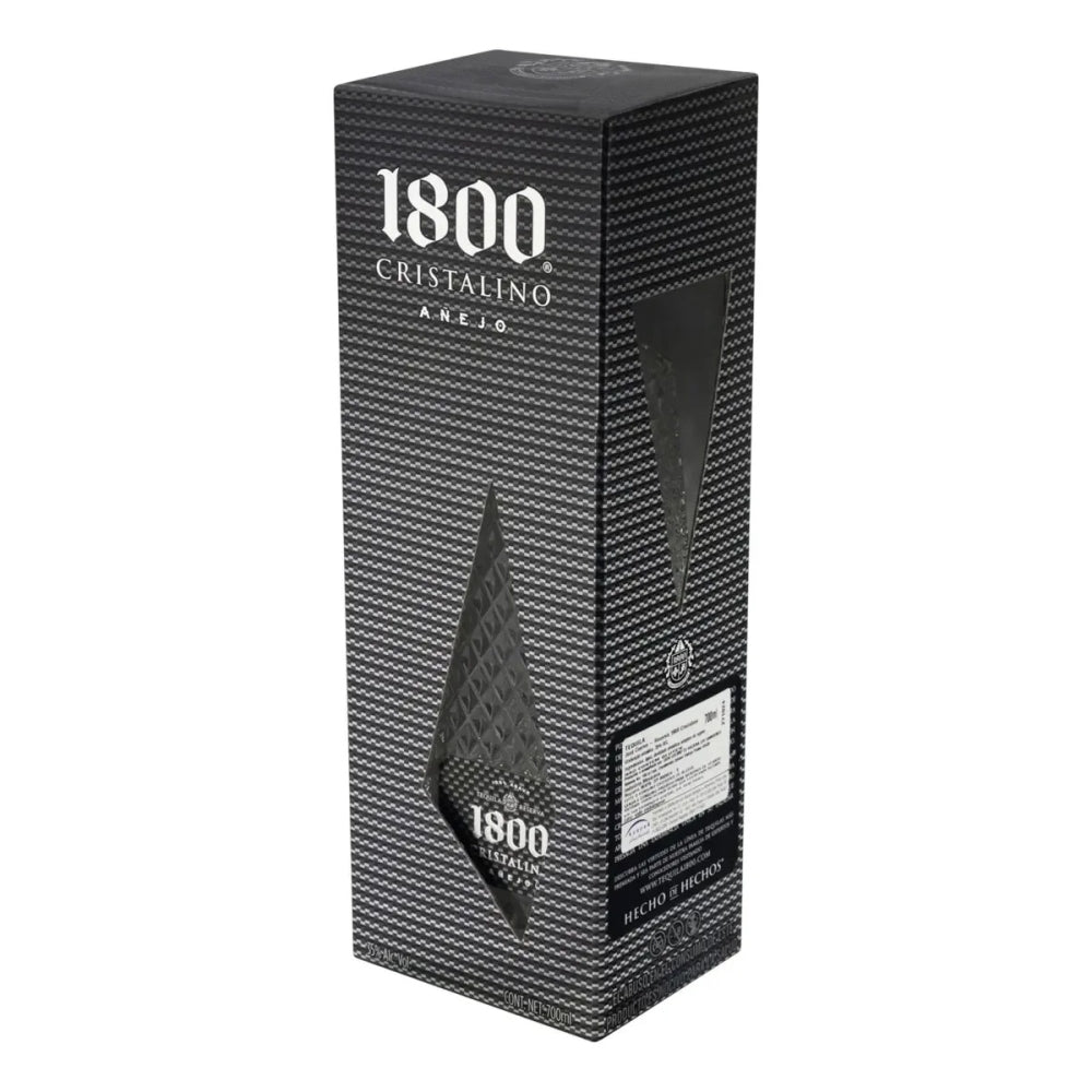 Tequila 1800 Cristalino Anejo 700ml com Copo