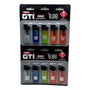 Isqueiro GTI Mini Transparente Cartela com 10