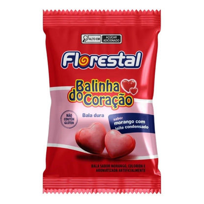 Bala Coracao Mini Florestal 12x20g