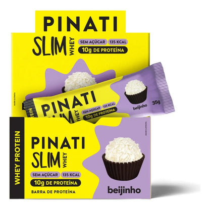 Barra Pinati Slim Whey Beijinho 35g 16un