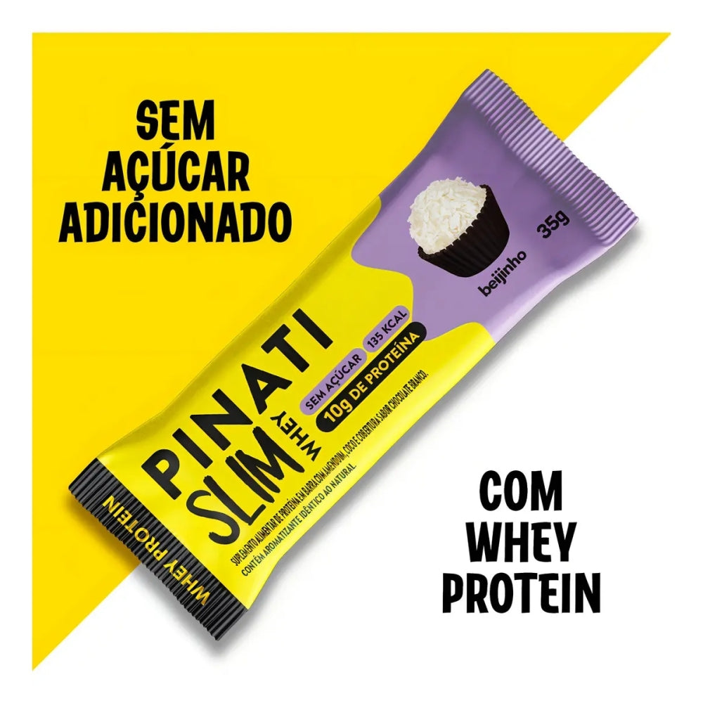 Barra Pinati Slim Whey Beijinho 35g 16un