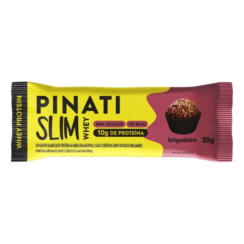 Barra Pinati Slim Whey Brigadeiro 35g 16un
