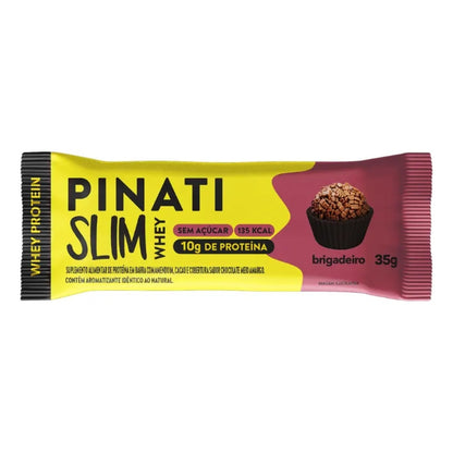 Barra Pinati Slim Whey Brigadeiro 35g 16un