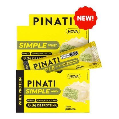 Barra Pinati Simple Whey Pistache 35g 16un