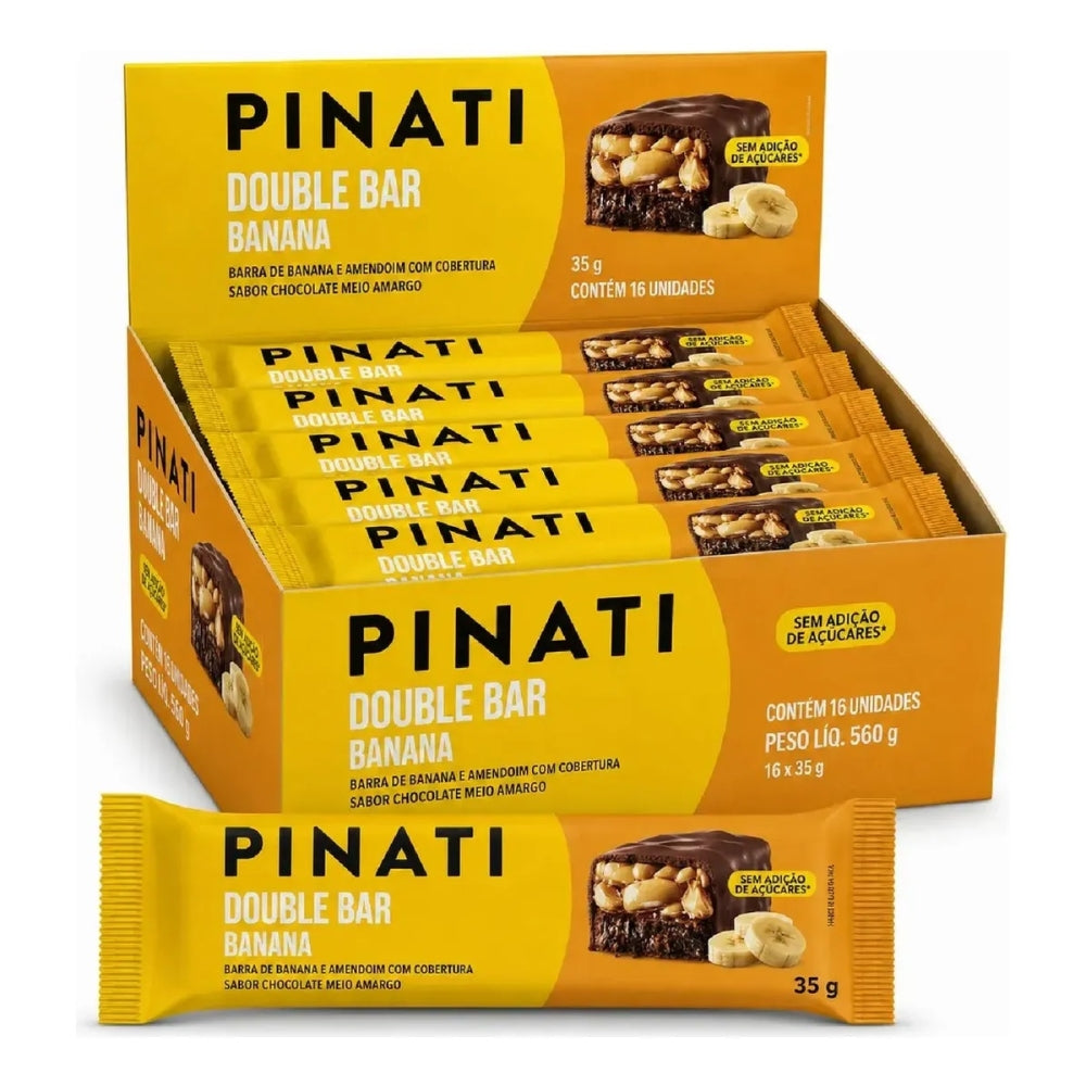 Barra Pinati Double Bar Banana 35g 16un