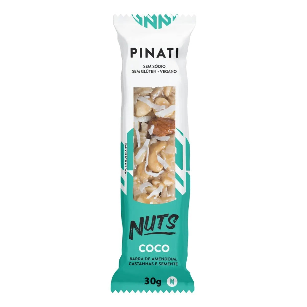 Barra Pinati Nuts Coco 30g 4un