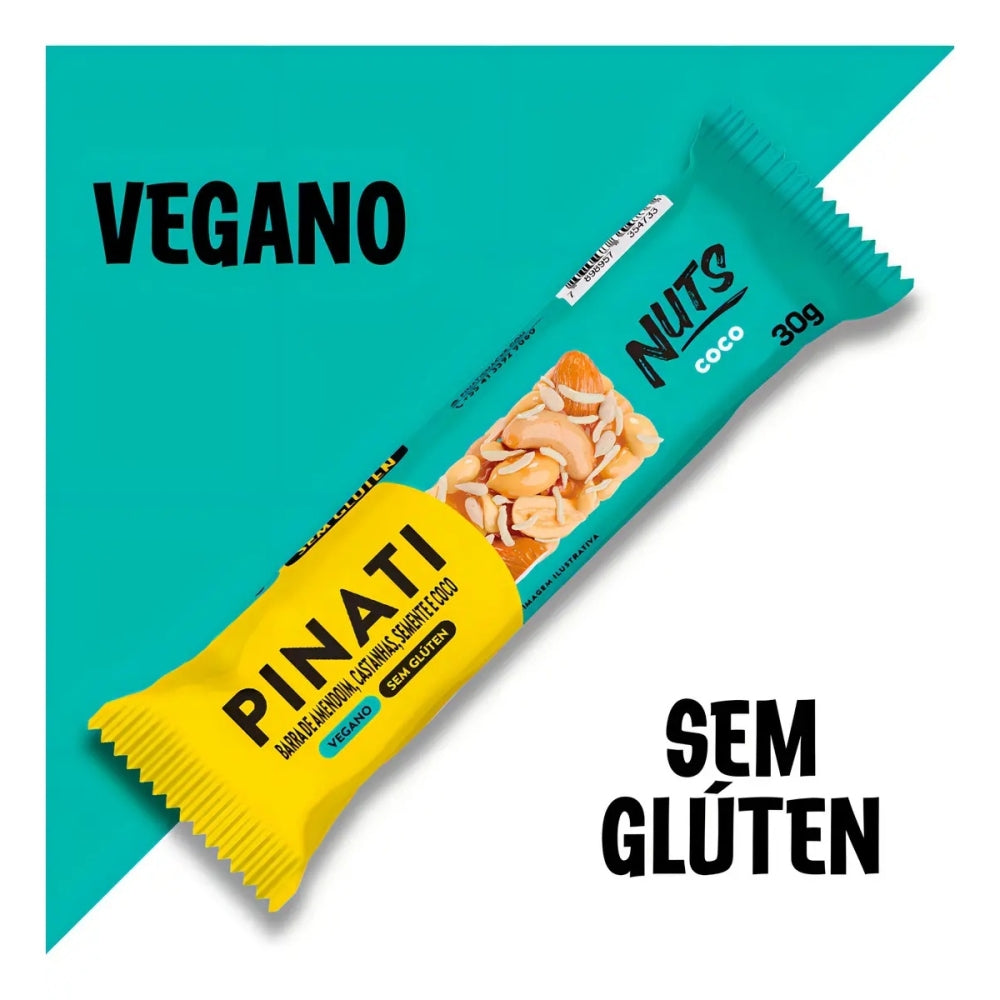 Barra Pinati Nuts Coco 30g 4un