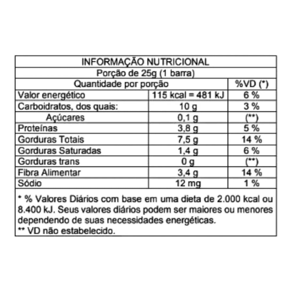 Barra Pinati Nuts Zero Original 25g 4un