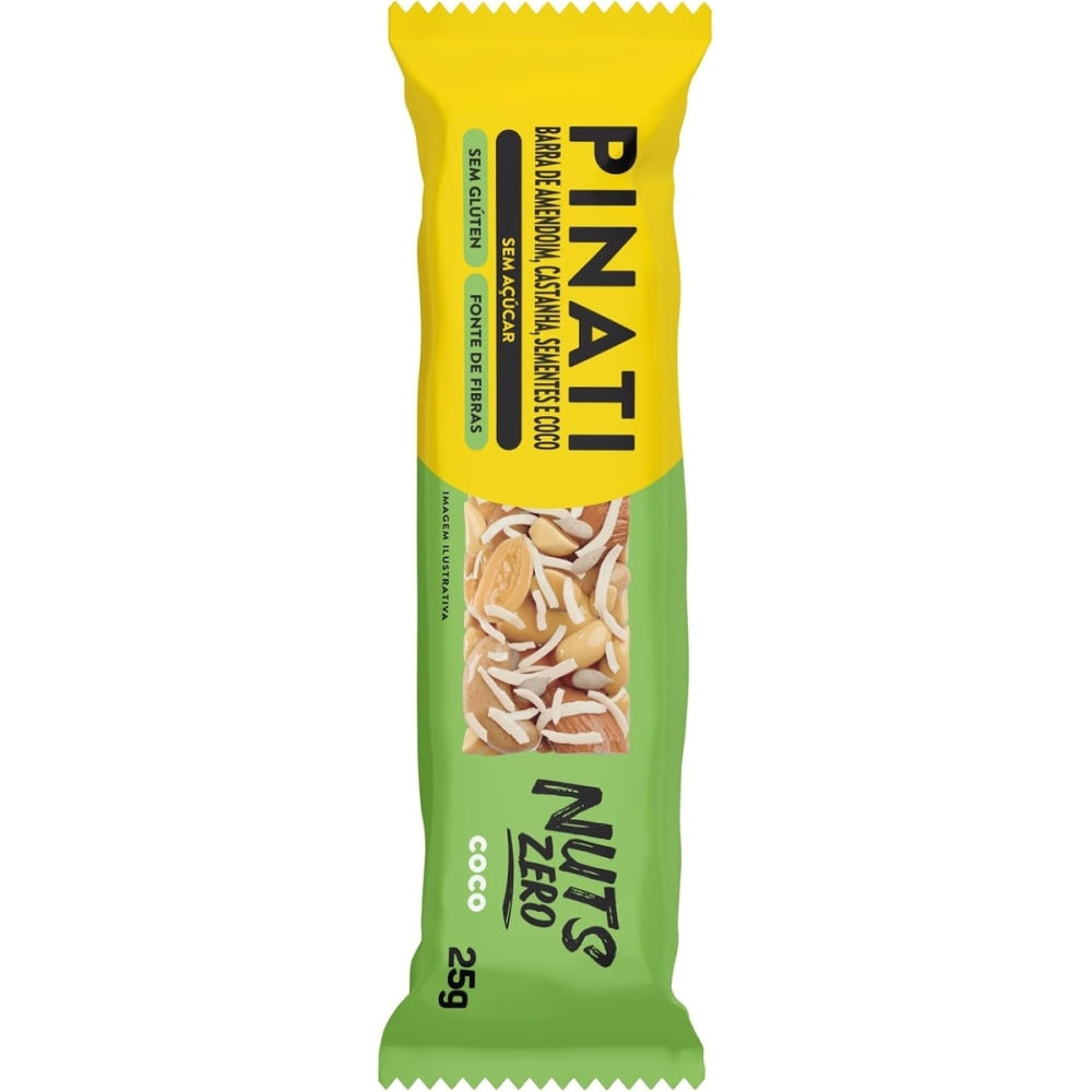 Barra Pinati Nuts Zero Coco 25g 4un