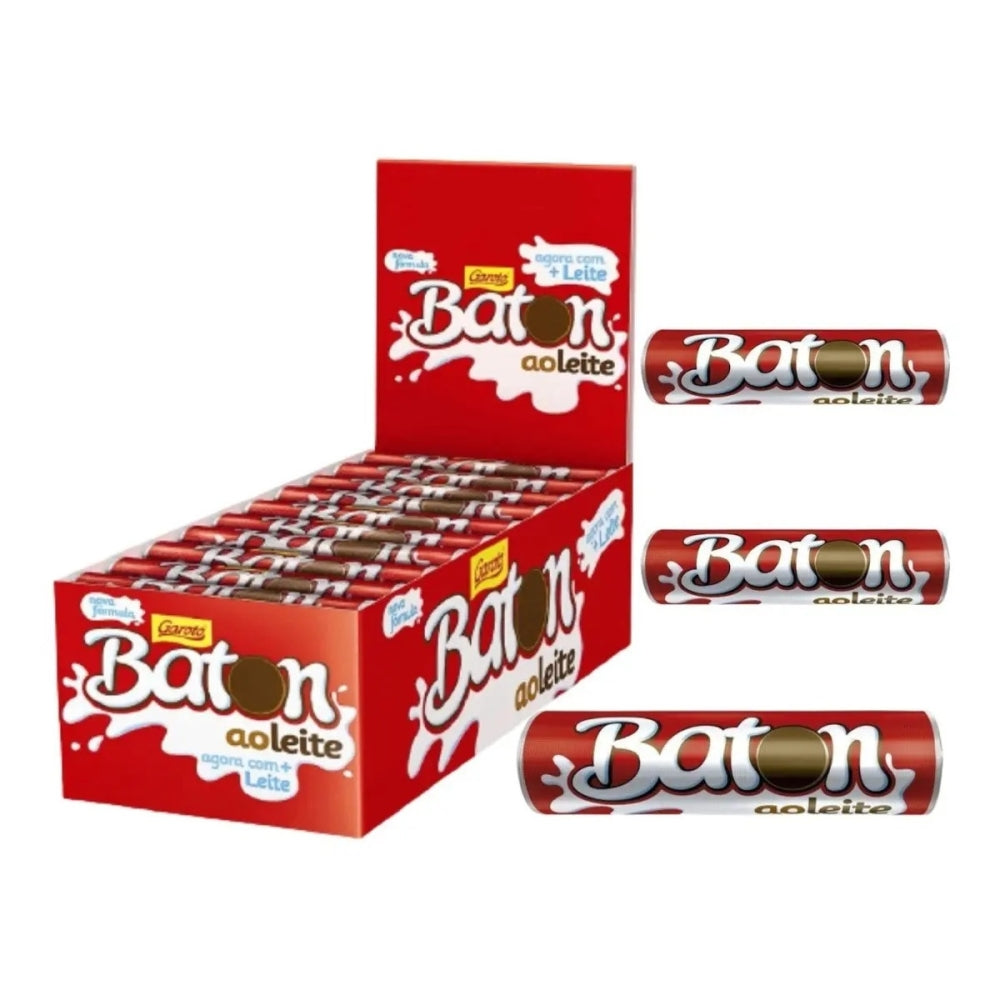 Chocolate Baton Ao Leite Garoto Caixa 30x16g