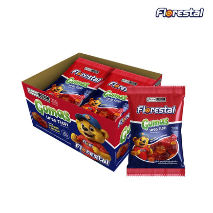 Bala De Goma Florestal Flopi Sortida 180g