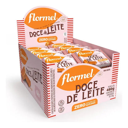 Doce De Leite Zero Açúcar Flormel Caixa 24 Tabletes