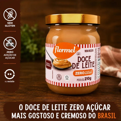 Doce de Leite Cremoso Zero Açúcar 210g Flormel