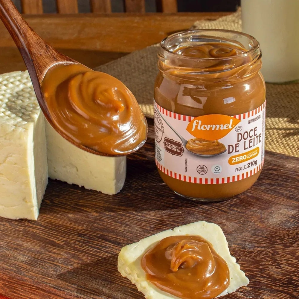 Doce de Leite Cremoso Zero Açúcar 210g Flormel