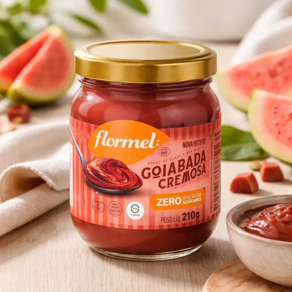 Goiabada Cremosa Flormel Vidro 210g