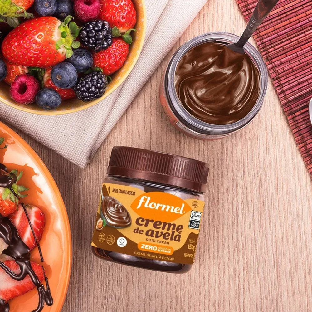 Creme de Avelã com Cacau Flormel Pote 150g