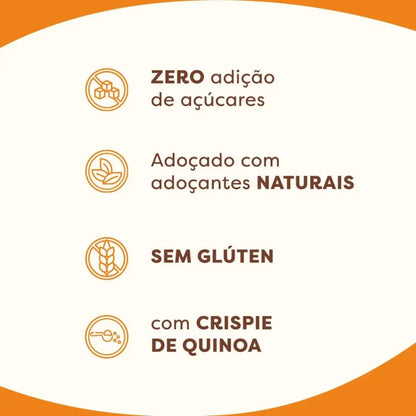 Mini Bombom Ao Leite Com Caramelo Zero Açúcar Flormel 54g Doce Chocolate