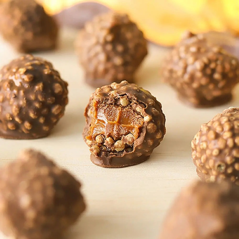 Mini Bombom Ao Leite Com Caramelo Zero Açúcar Flormel 54g Doce Chocolate