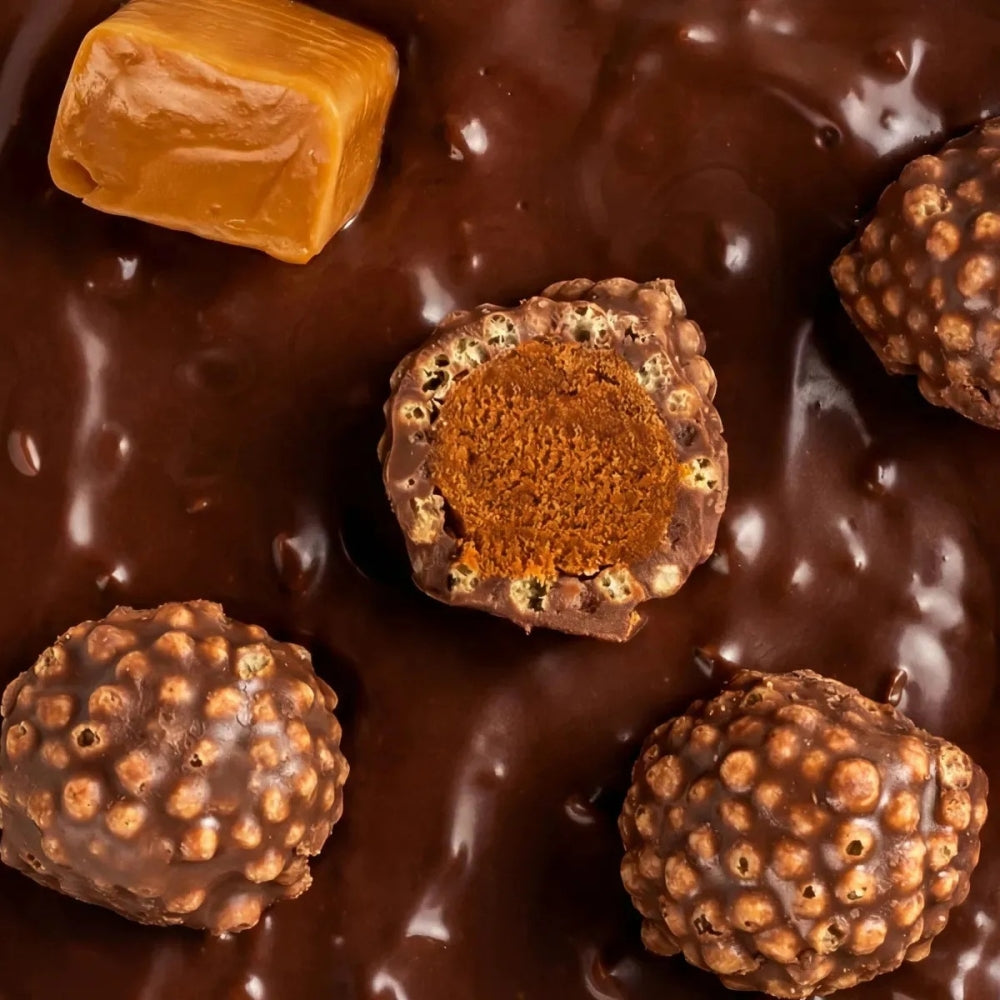 Mini Bombom Ao Leite Com Caramelo Zero Açúcar Flormel 54g Doce Chocolate