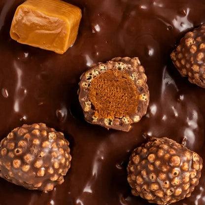 Mini Bombom Ao Leite Com Caramelo Zero Açúcar Flormel 54g Doce Chocolate