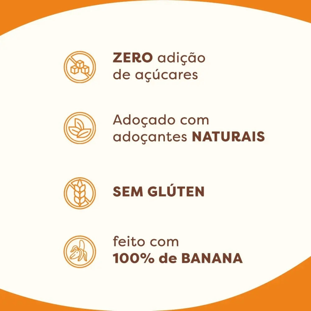 Mini Bombom Zero Açúcar Chocolate Banana Sem Glúten Flormel Pouch 60g