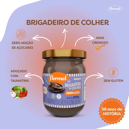 Brigadeiro de Colher Zero Flormel 200g