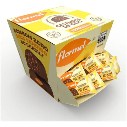 Bombom Flormel Castanha de Caju Display 18un 216g