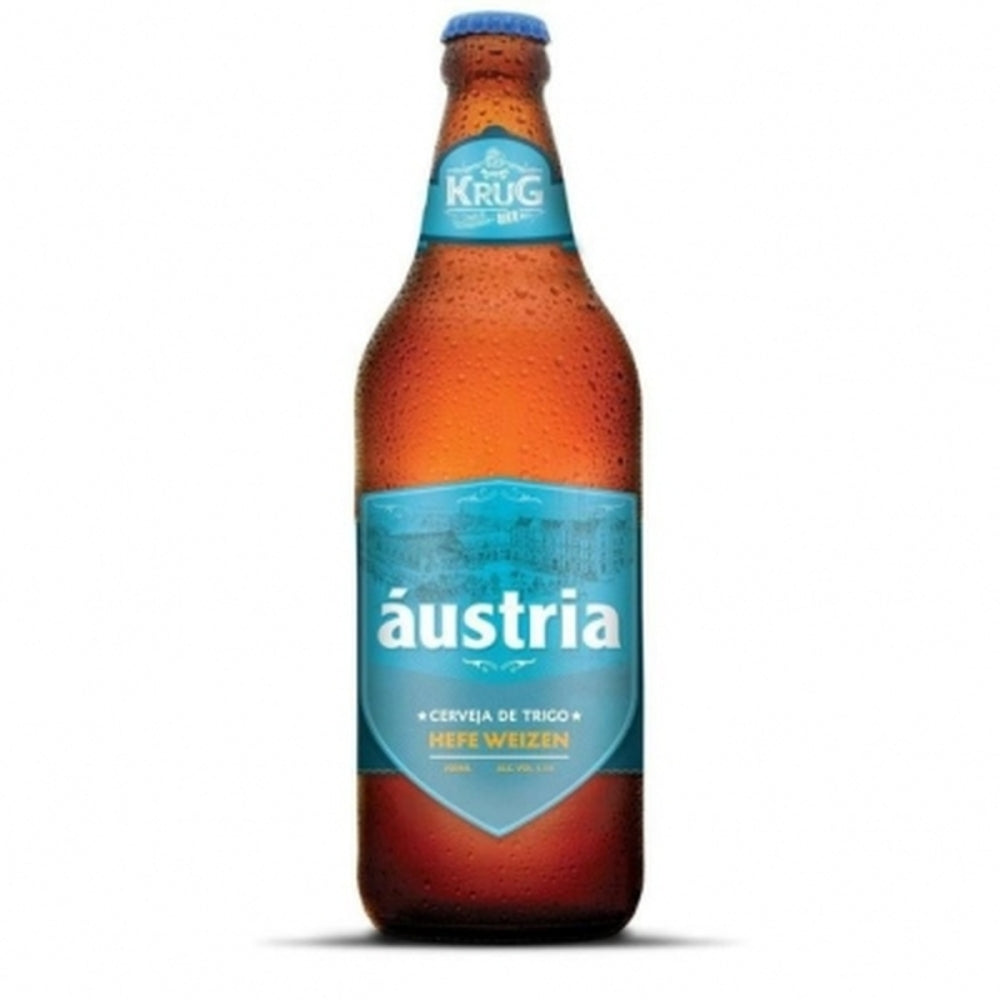 Cerveja Austria Hefe Weizen Krug Bier 600ml
