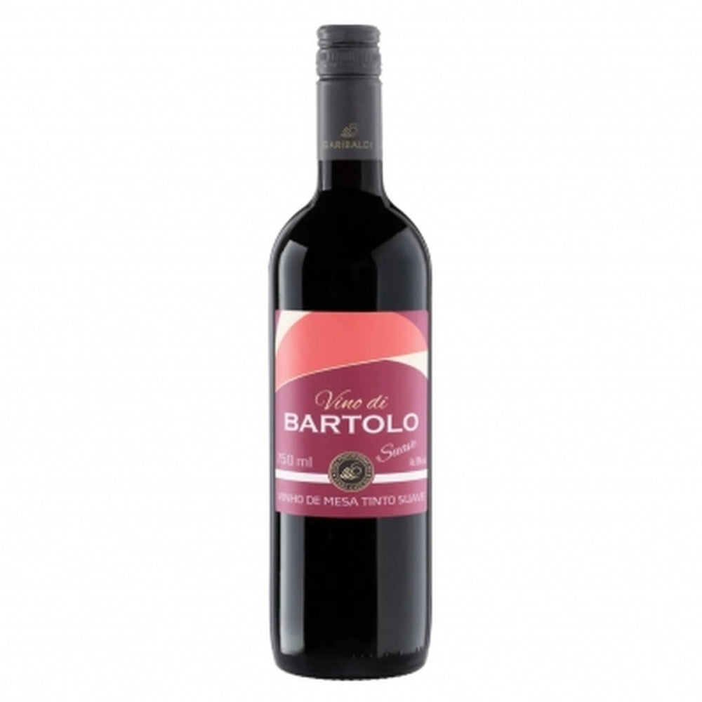 Vinho Brasileiro Tinto Suave Vino Di Bartolo Serra Gaucha Garrafa 750 Ml