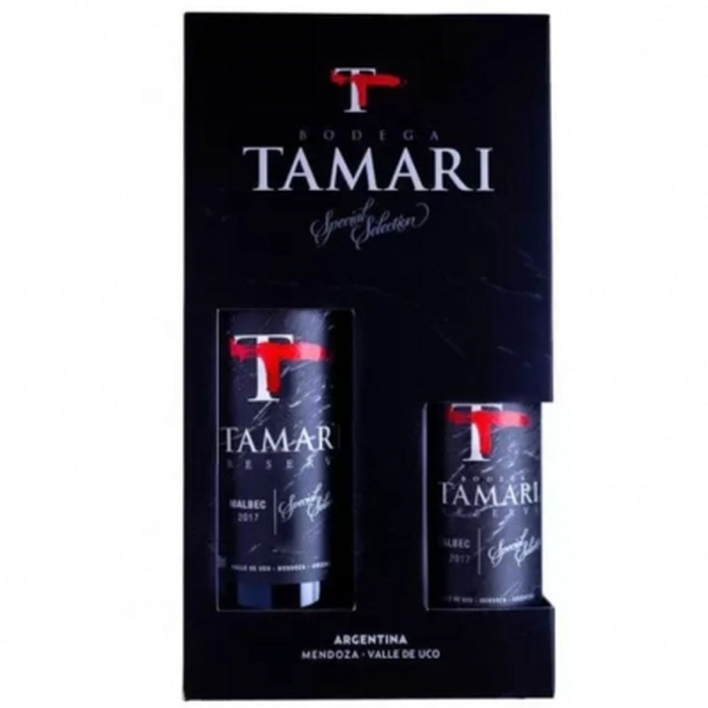 Kit Vinho Tamari Special Selection Malbec 750ml + Meia Garrafa 375ml