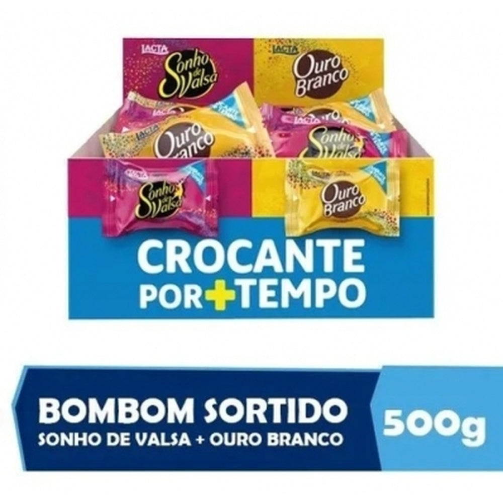 Bombom Sonho De Valsa E Ouro Branco Sortidos 500g
