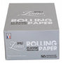 Caixa Seda Zomo Prata 1/4 Smoking Com 50