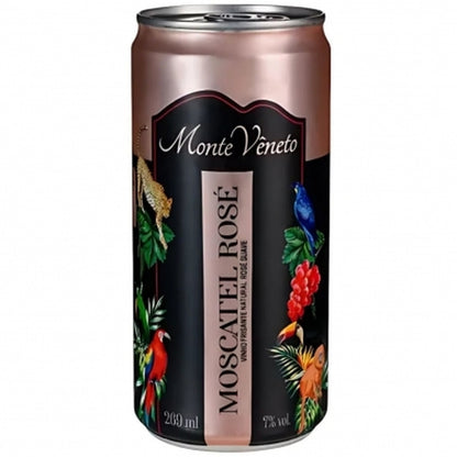 Vinho Frisante Moscatel Rose Monte Veneto Lata 269ml