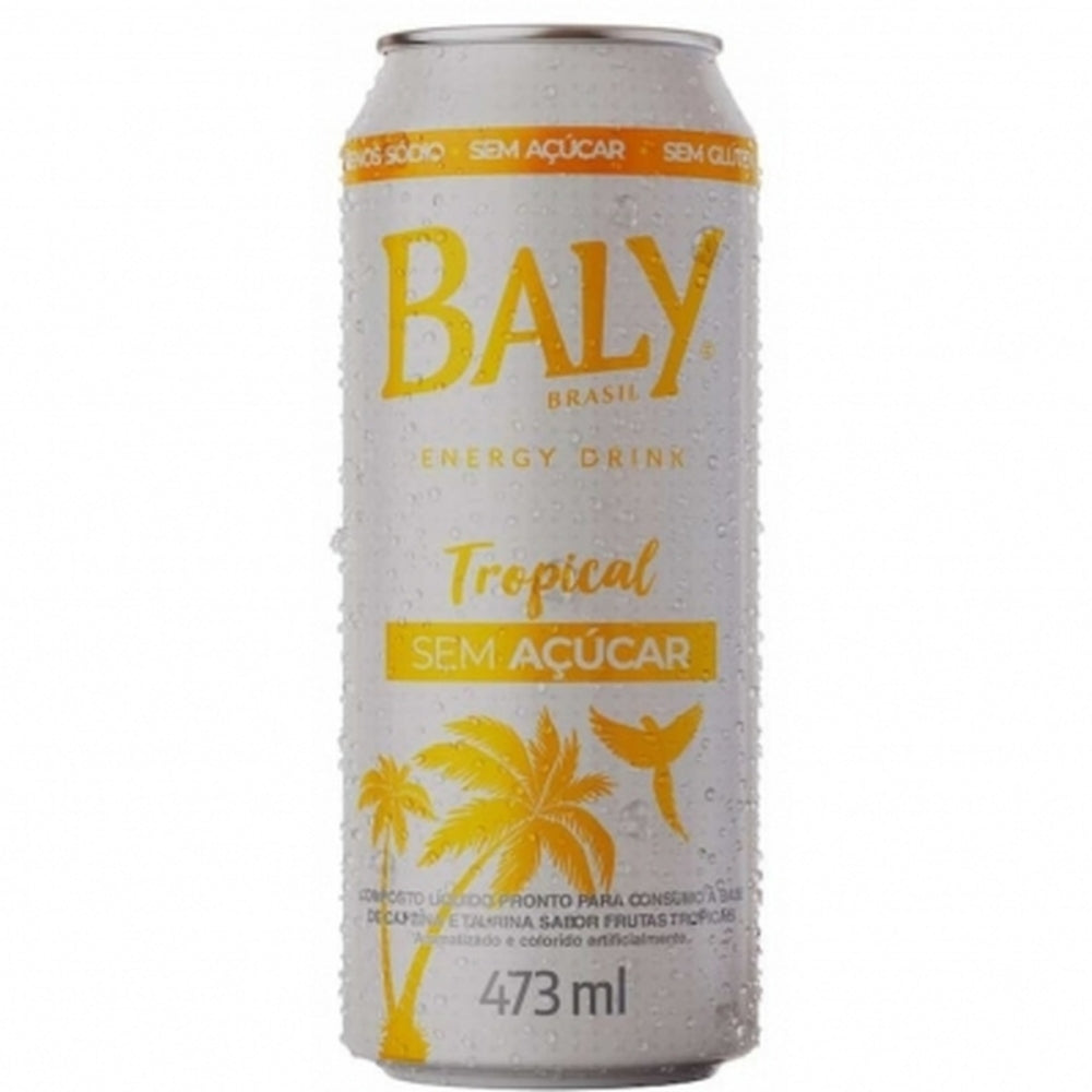 Energetico Baly Tropical Sem Acucar 473ml
