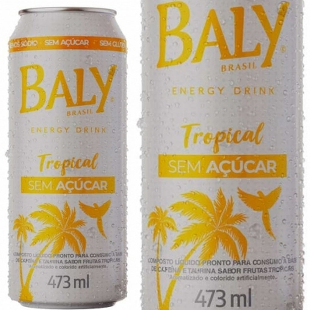 Energetico Baly Tropical Sem Acucar 473ml