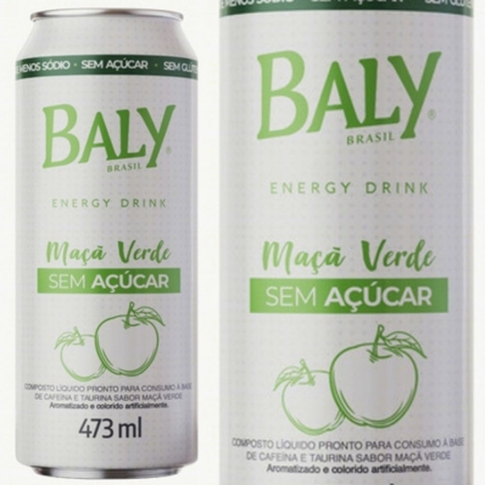 Energetico Maca-Verde Zero Acucar Baly Lata 473ml
