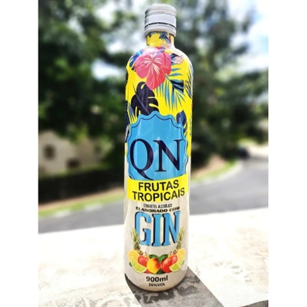 Gin QN Frutas Tropicais Saborizado 900 mL frutas tropicais