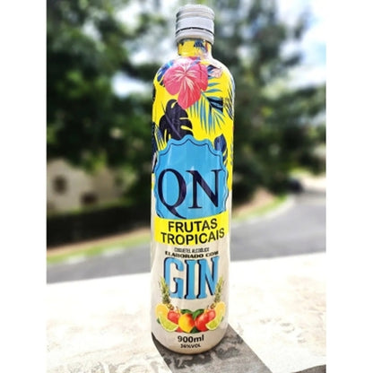 Gin QN Frutas Tropicais Saborizado 900 mL frutas tropicais