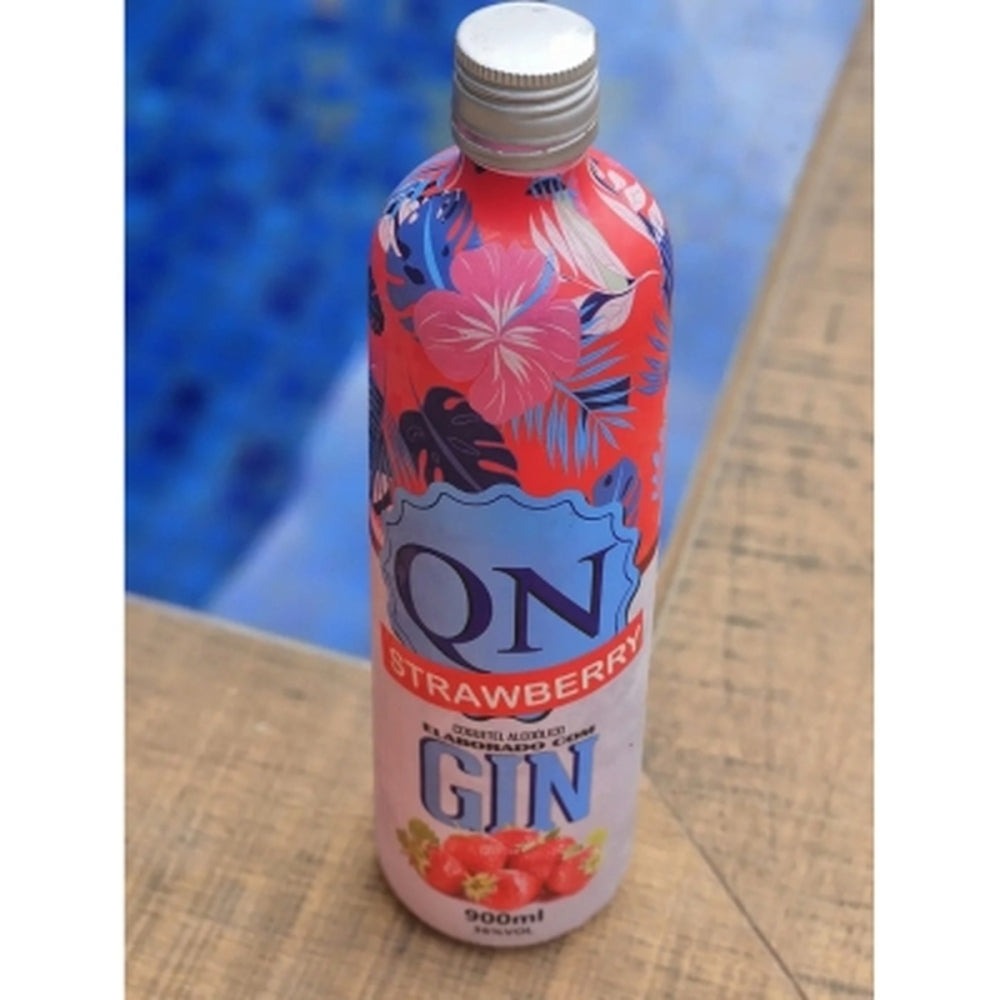Gin Gin QN 900ml Strawberry/Morango 900 mL