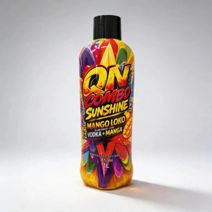 Bebida QN Combo Sunshine Mango Loko Vodka 1L