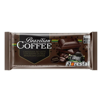Barra De Chocolate Ao Leite Brazilian Coffee 20g - Florestal