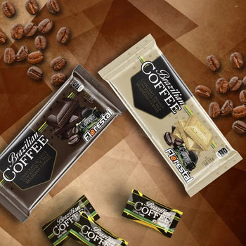 Barra De Chocolate Ao Leite Brazilian Coffee 20g - Florestal