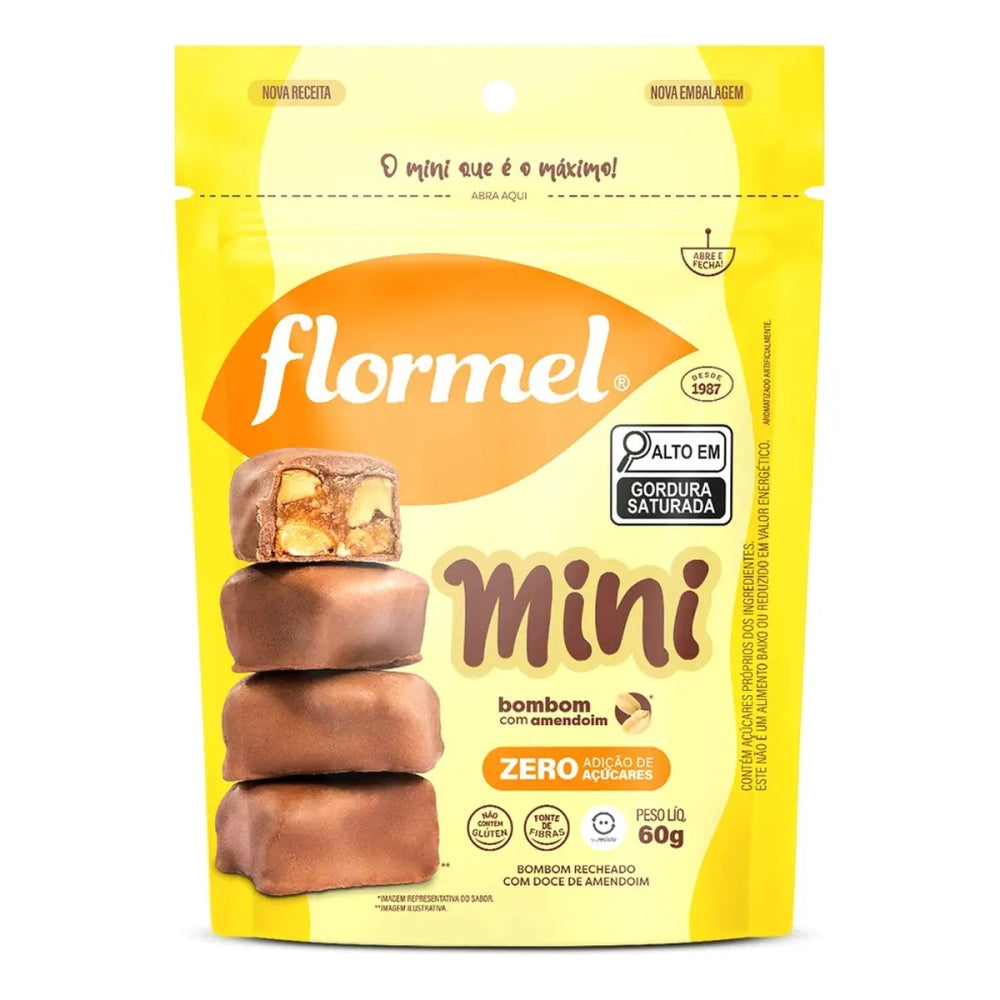 Mini Bombom com Amendoim Flormel 60g