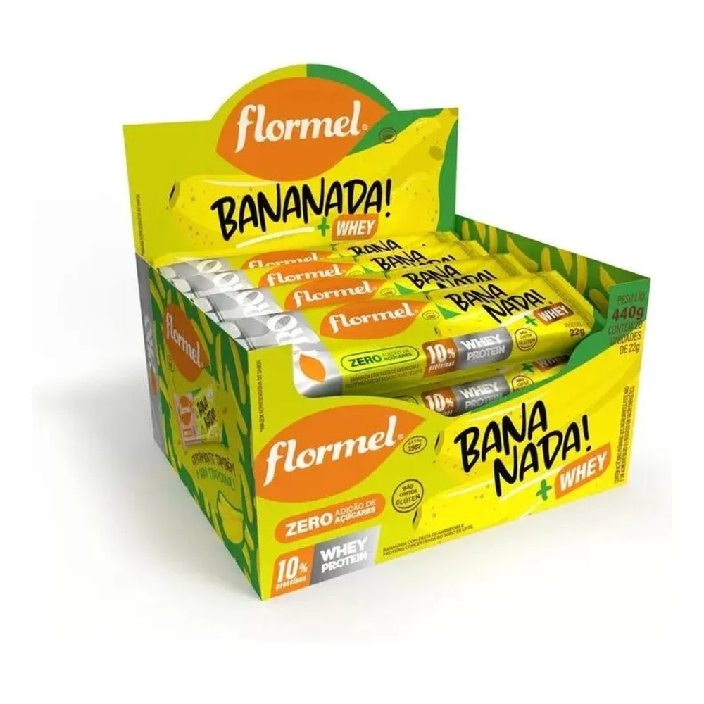 Bananada Com Proteína Diet Zero Açúcar Sem Gluten Doce