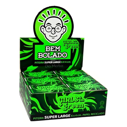 Caixa Piteira Bem Bolado Girls In Green 50 Unidades Papel
