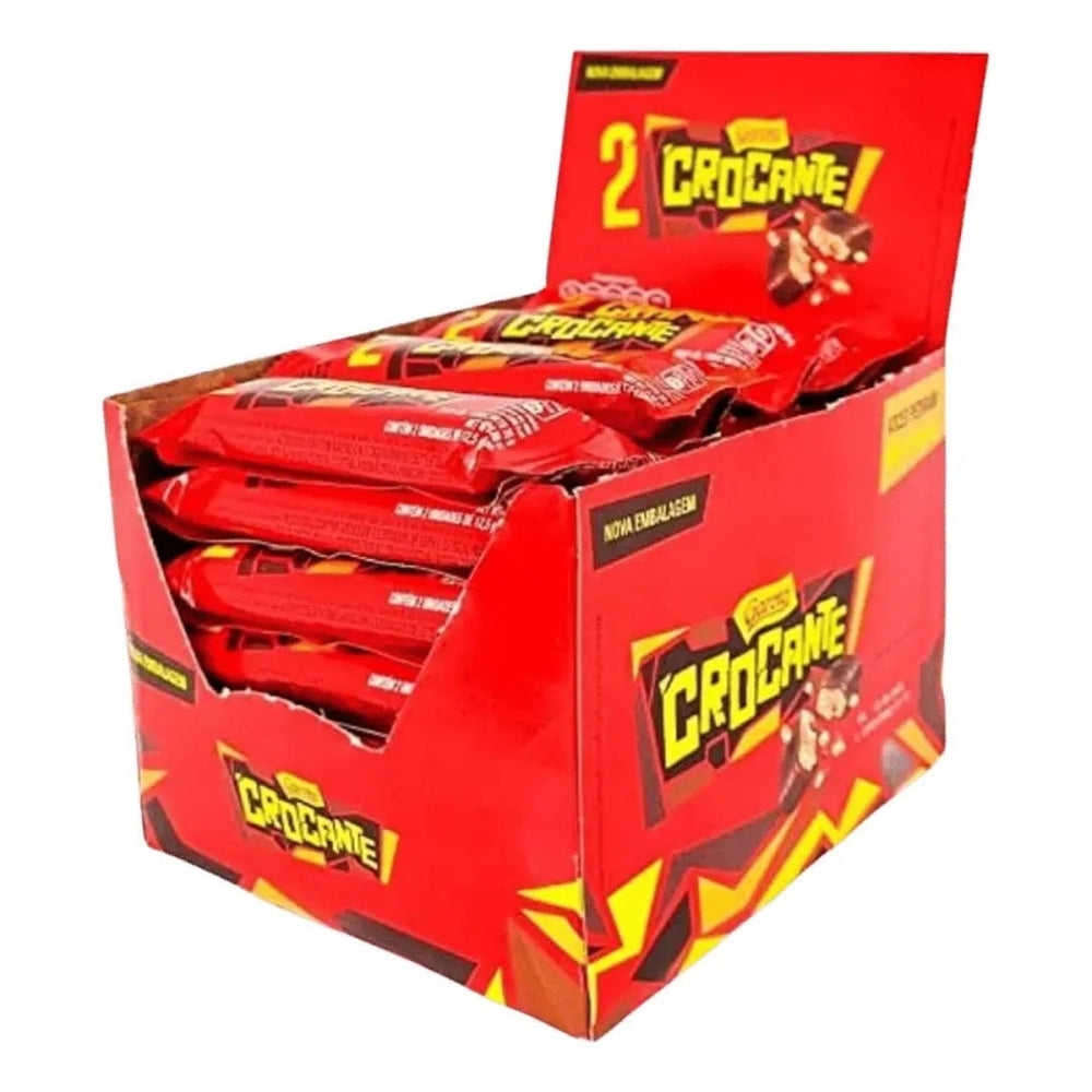 Chocolate Garoto Crocante Com 30 Unidades de 25g Cada