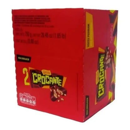 Chocolate Garoto Crocante Com 30 Unidades de 25g Cada