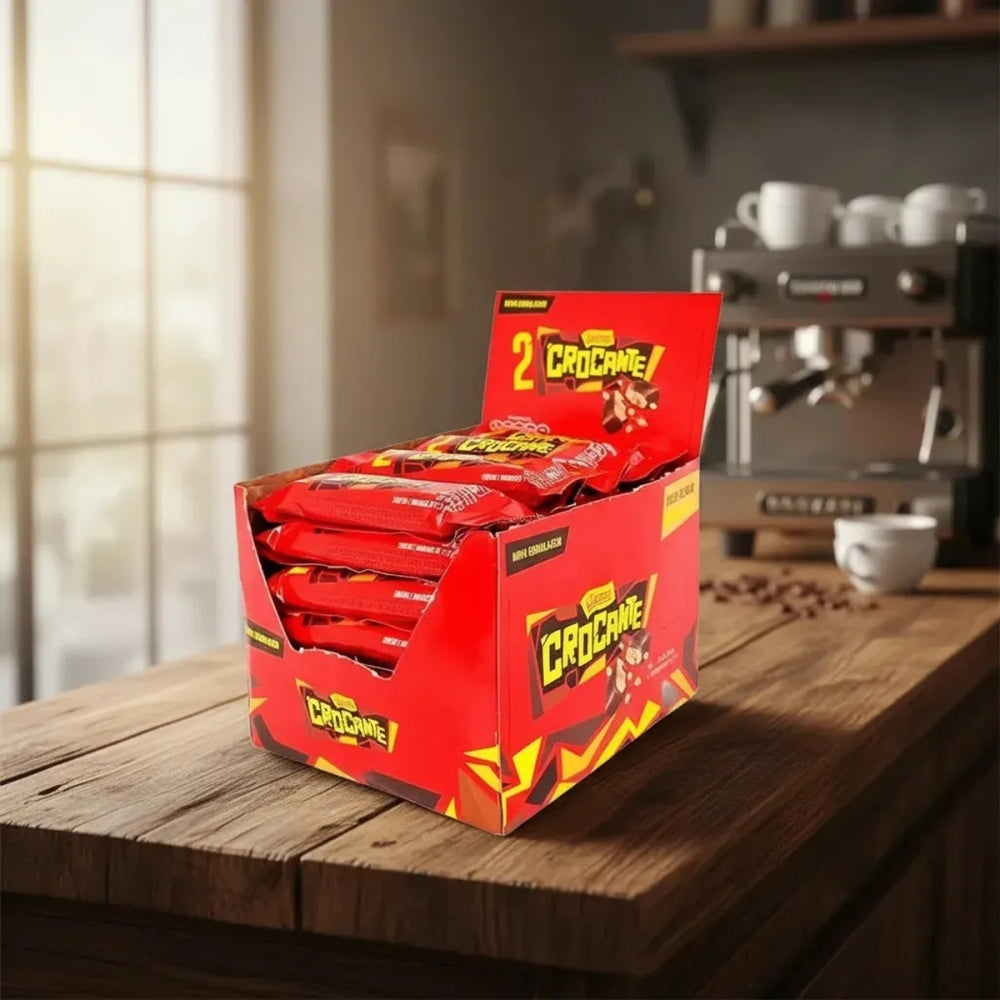 Chocolate Garoto Crocante Com 30 Unidades de 25g Cada