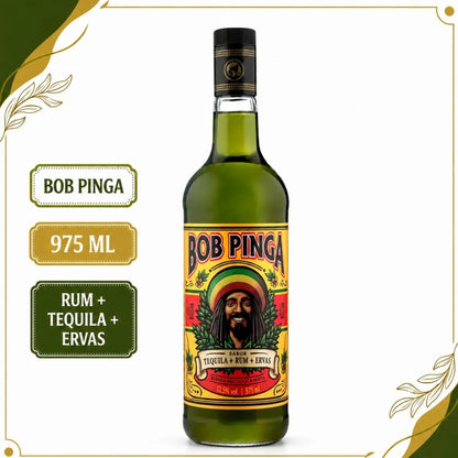 Coquetel Tropical Bob Pinga Com Tequila Rum Ervas Finas