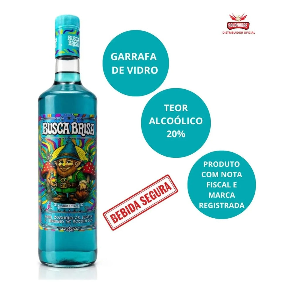 Rum BUSCA BRISA1 unidades por envase de 1 Litro